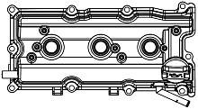 Крышка клапанная для а/м Infiniti FX (03-) 3.5i [VQ35DE] (левая.)