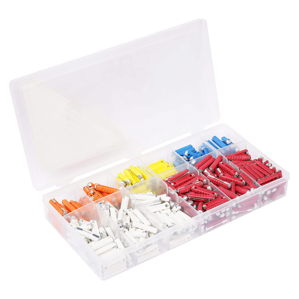 Предохранители "цилиндрические" в пласт.коробке (360 шт. 5-25А)