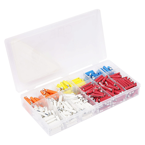 Предохранители "цилиндрические" в пласт.коробке (360 шт. 5-25А)