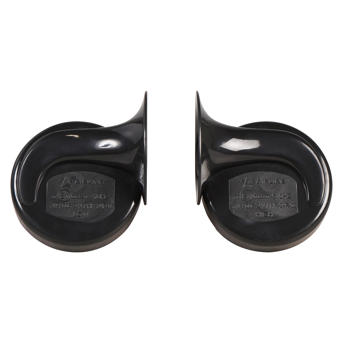 Сигнал звуковой рупорный 90мм 410/510Гц 118дБ 24В LOW/HIGH, кмпл. 2 шт.