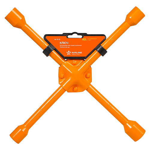 Ключ баллонный крестовой усиленный (17*19*21*22) пласт. подвес