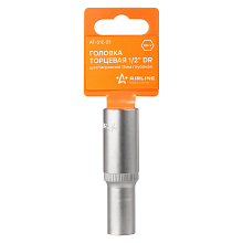 Головка торцевая 1/2"DR шестигранная 11мм, L=78мм пласт.подвес