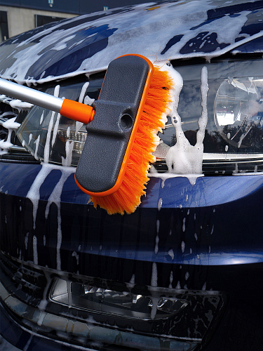 Швабра с щеткой 20см и телескопической ручкой 105-165см