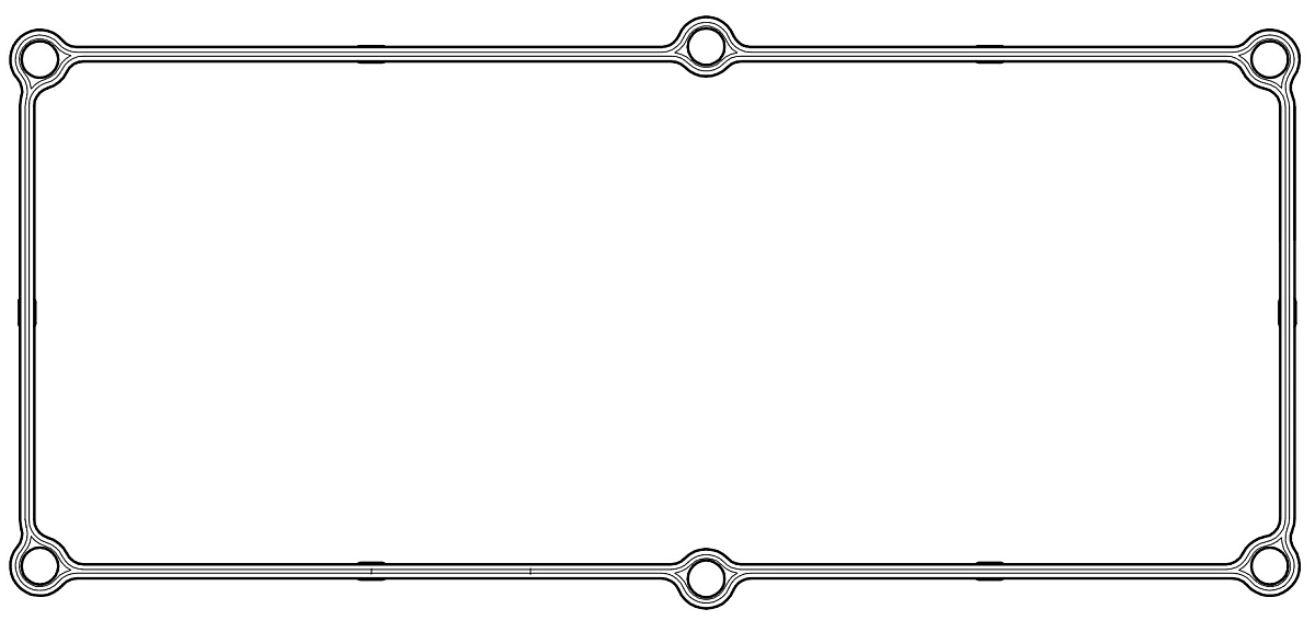 Прокладка клапанной крышки для а/м Kia Picanto (04-)/Hyundai Getz (02-) 1.0i/1.1i