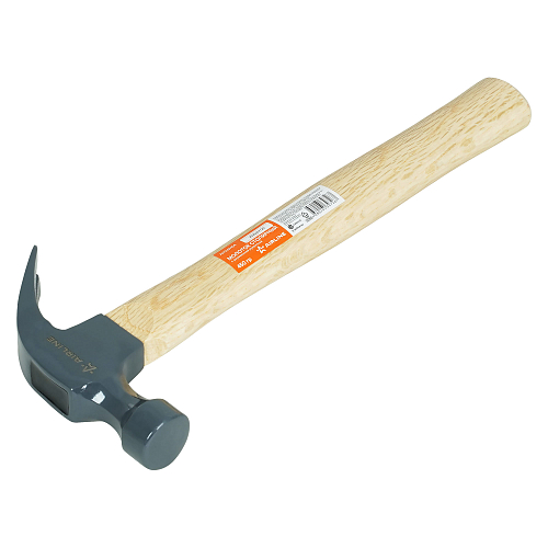 Молоток столярный с деревянной рукояткой