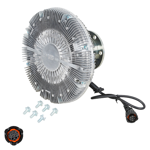 Муфта вязкостная для автомобилей КАМАЗ 54901 (19-) с двигателем 910.12-450 (электронное управление, без крыльчатки)