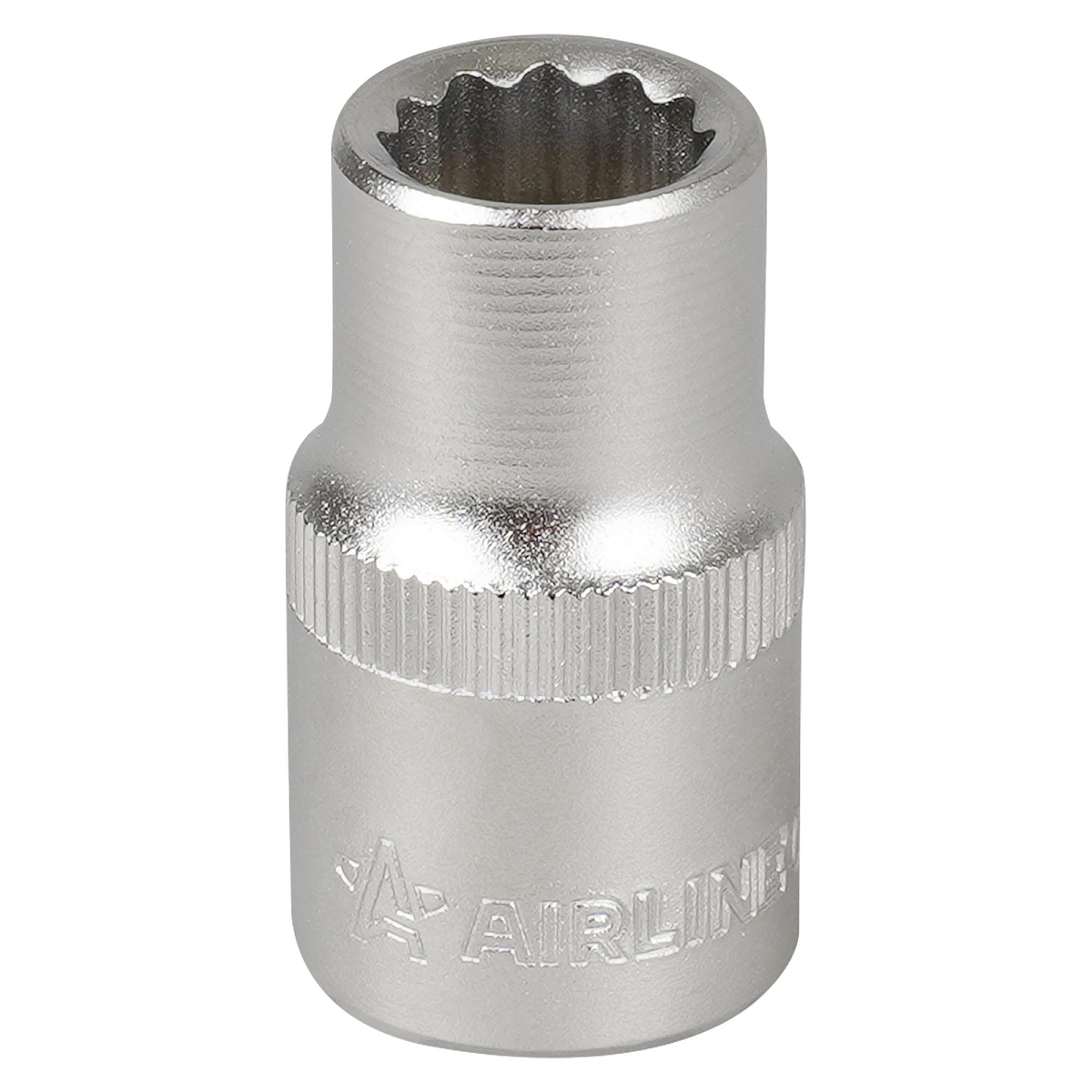 Головка торцевая 1/2"DR двенадцатигранная 12мм, L=38мм пласт.подвес