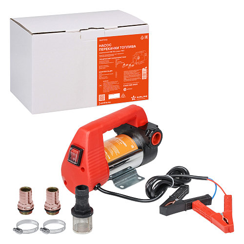 Насос перекачки диз. топлива переносной 24В, 50л/мин