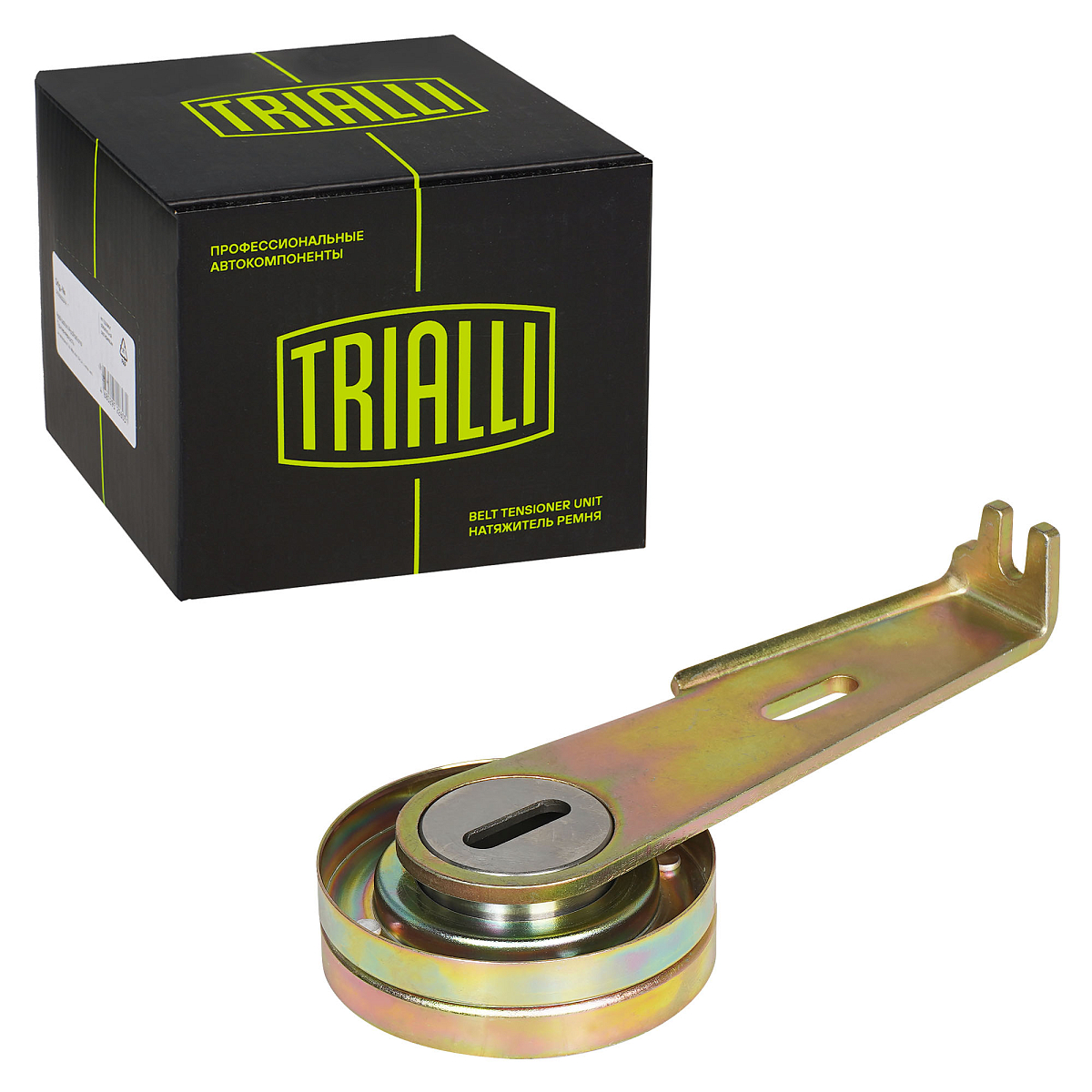 Ролик приводного ремня для автомобилей Peugeot 306 (93-) 1.8i/2.0i [XU] A/C+ без ГУР (натяжной) с кронштейном (выпуск до 1997)