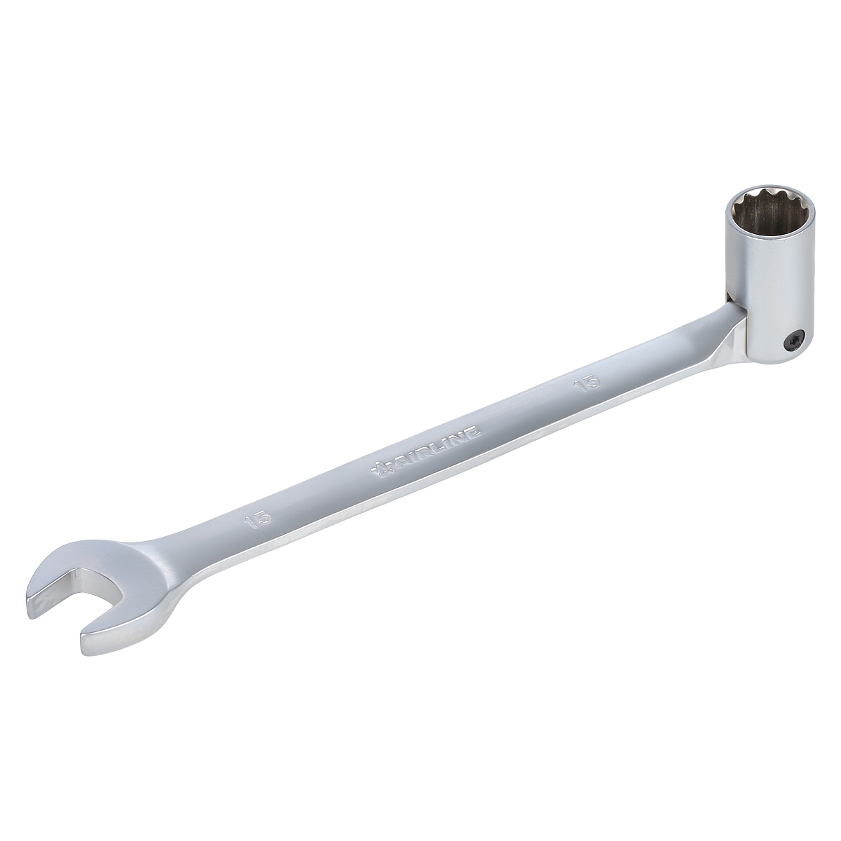 Ключ комбинированный шарнирный 15мм PRO, пласт.подвес