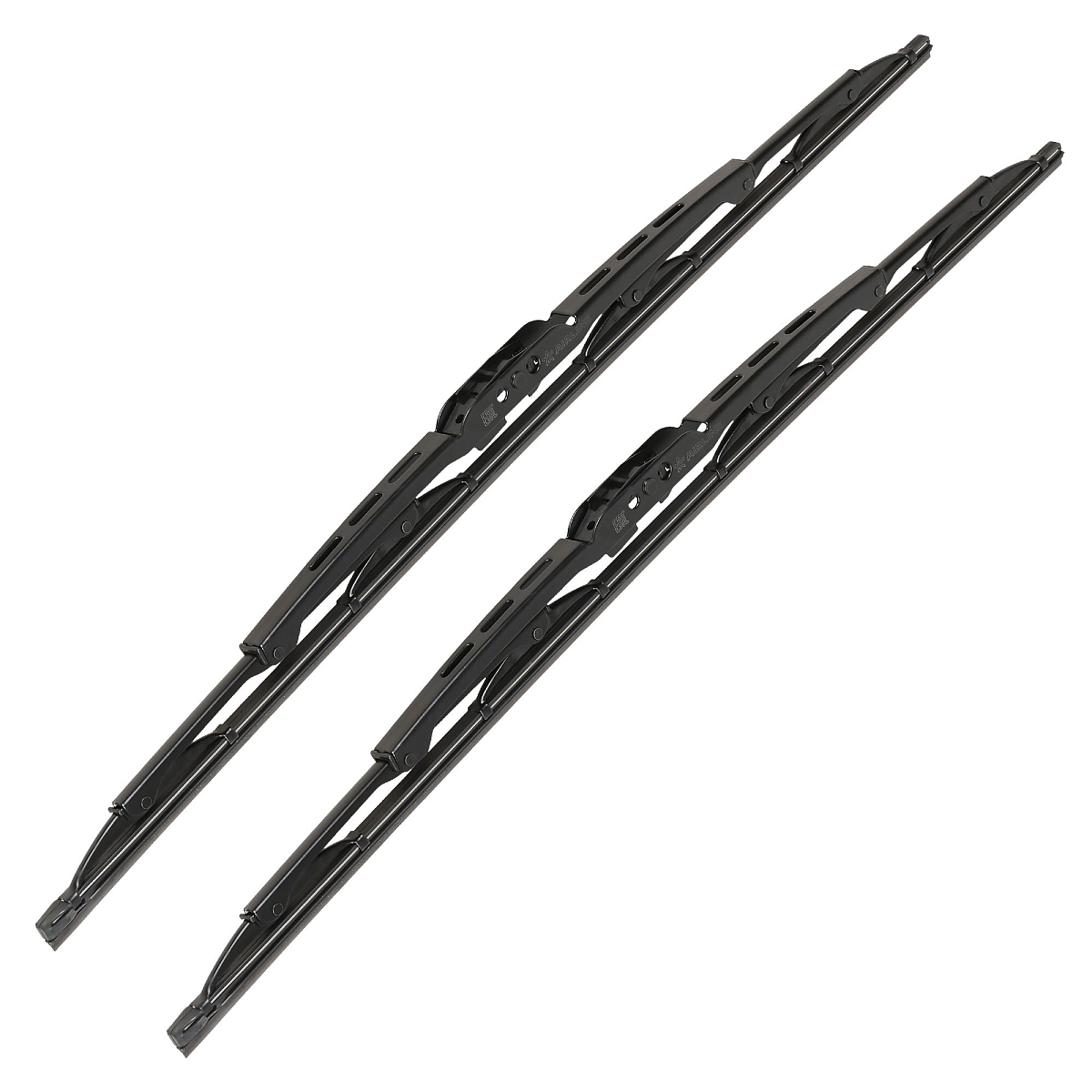 Щетки стеклоочистителя комплект (2шт.) 500/500мм (20"/20") каркасные 2 адаптера