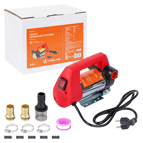 Насос перекачки диз. топлива переносной 220В, 50л/мин