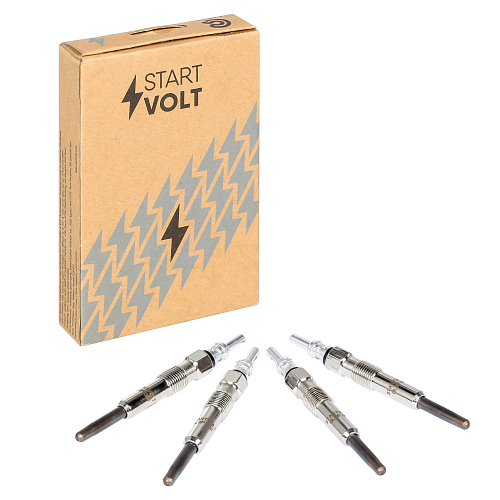 Комплект свечей накаливания (4шт) для автомобилей VAG Transporter T4 (96-) 2.5TDi