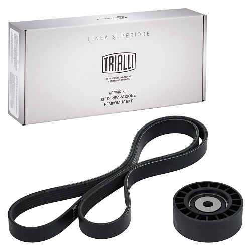 Ремкомплект привода для автомобилей ГАЗ/УАЗ (ЗМЗ-405/406/409) с ГУР (6PK1370 + ролик)