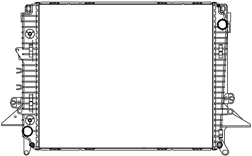 Радиатор охлаждения для автомобилей Land Rover Discovery (04-)/(09-)/Range Rover Sport (05-) 2.7TD M/A