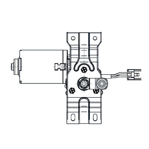 Моторедуктор стеклоочистителя для автомобилей Daewoo Damas (04-)