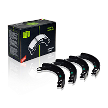 Колодки тормозные барабанные для автомобилей ГАЗ 2410-3110 (2 короткие, 2 длинные)