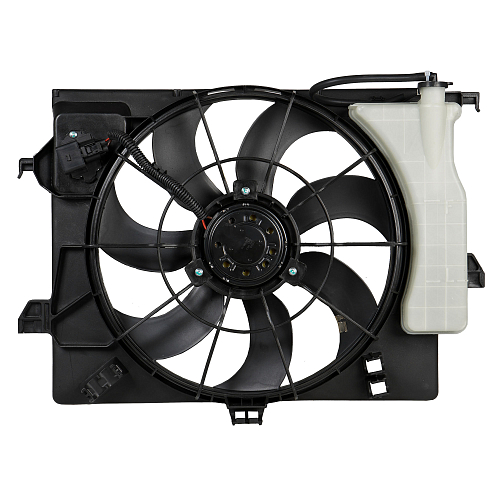 Электровентилятор охлаждения для автомобилей Hyundai Solaris (10-)/KIA Rio (10-) (с кожухом) A/C-