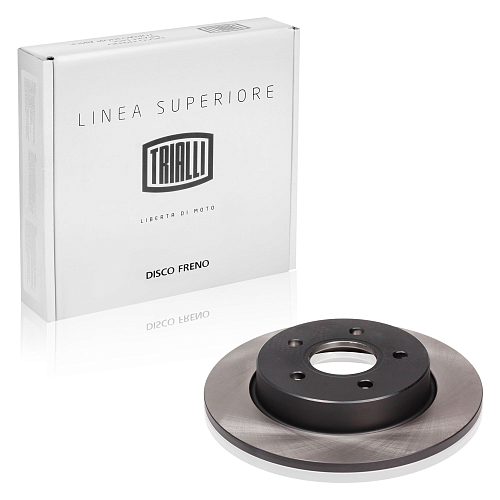 Диски тормозные для автомобилей Ford Focus (04-) задний d=265 PRO (перфорированный / слотированный / окрашенный)