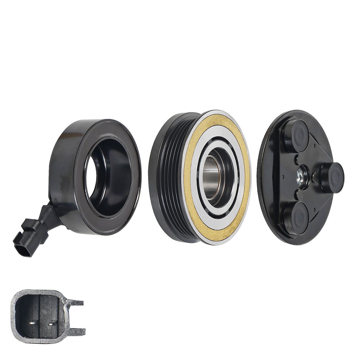 Муфта электромагнитная компрессора кондиционера для автомобилей Focus II (05-) 1.4i/1.6i