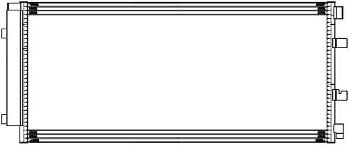 Радиатор кондиционера для автомобилей Renault Master (10-) 2.3CDTi