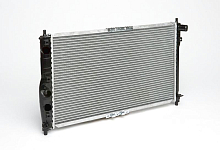 Радиатор охлаждения для а/м Chevrolet Lanos (02-) 1.5i/1.6i MT A/C+ (паяный)