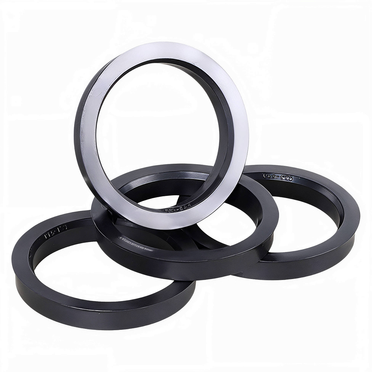 Кольцо центровочное для литого диска 67.1-54.1мм, комплект 4 шт., пластик