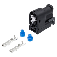 Разъём 2 pin без проводов для катушки зажигания Лада Largus, Renault Logan, Hyundai Accent