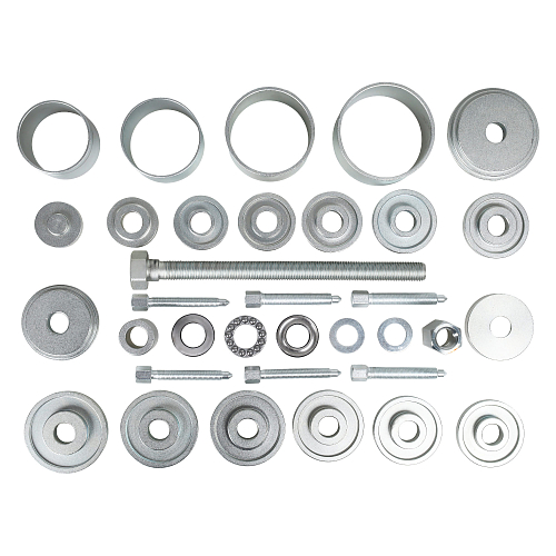 Оправки для монтажа и демонтажа ступичных подшипников, набор 31пр., кейс