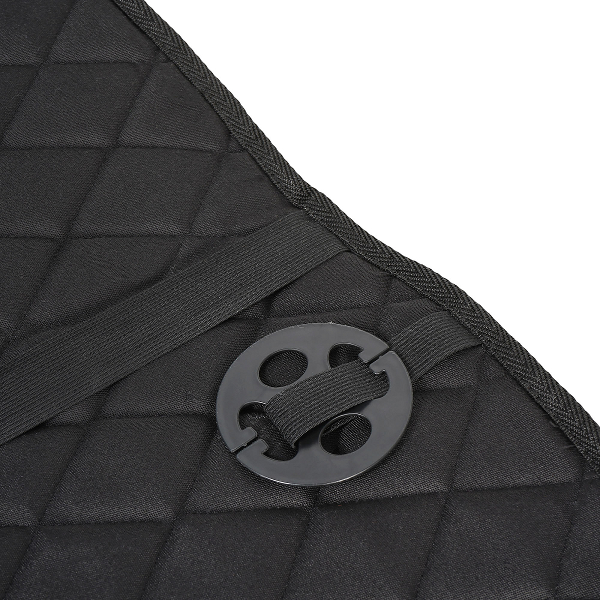 Накидка из искусственного меха, черная с коротким ворсом, на заднее сиденье, 1 шт.