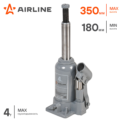 Домкрат бутылочный 4т 180-340мм