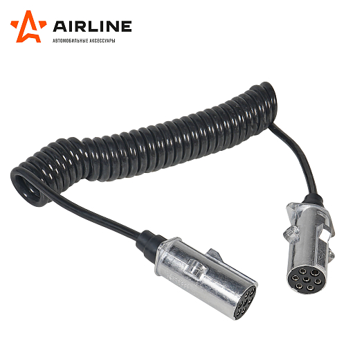 Кабель прицепа 24В тип-N 7 контактов 4,5м (металл)