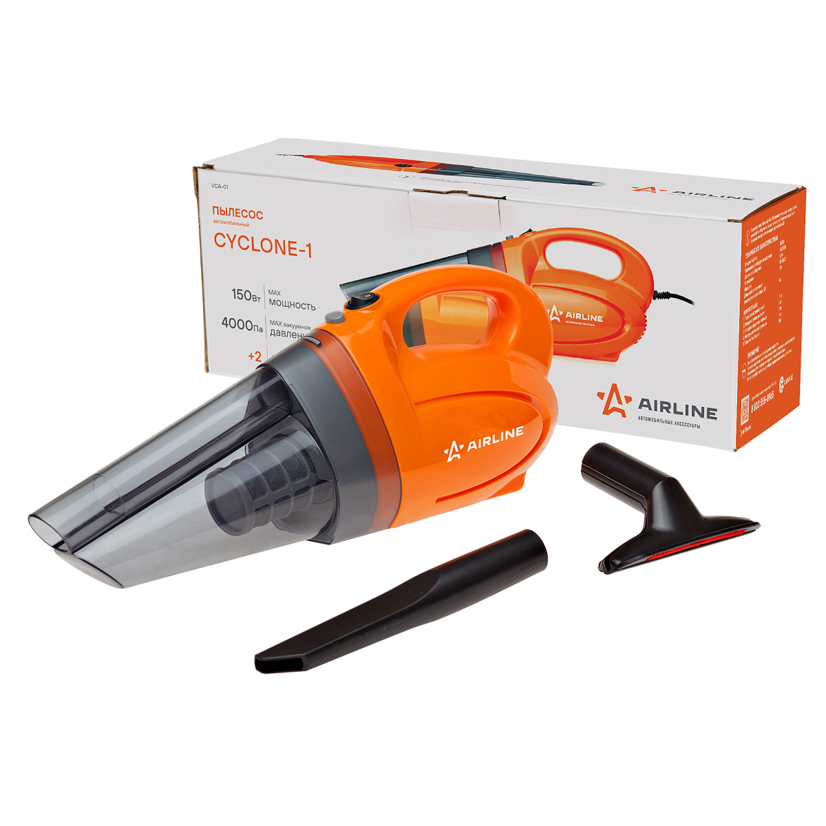 Пылесос CYCLONE-1 4000PA (150Вт, 0,5л)
