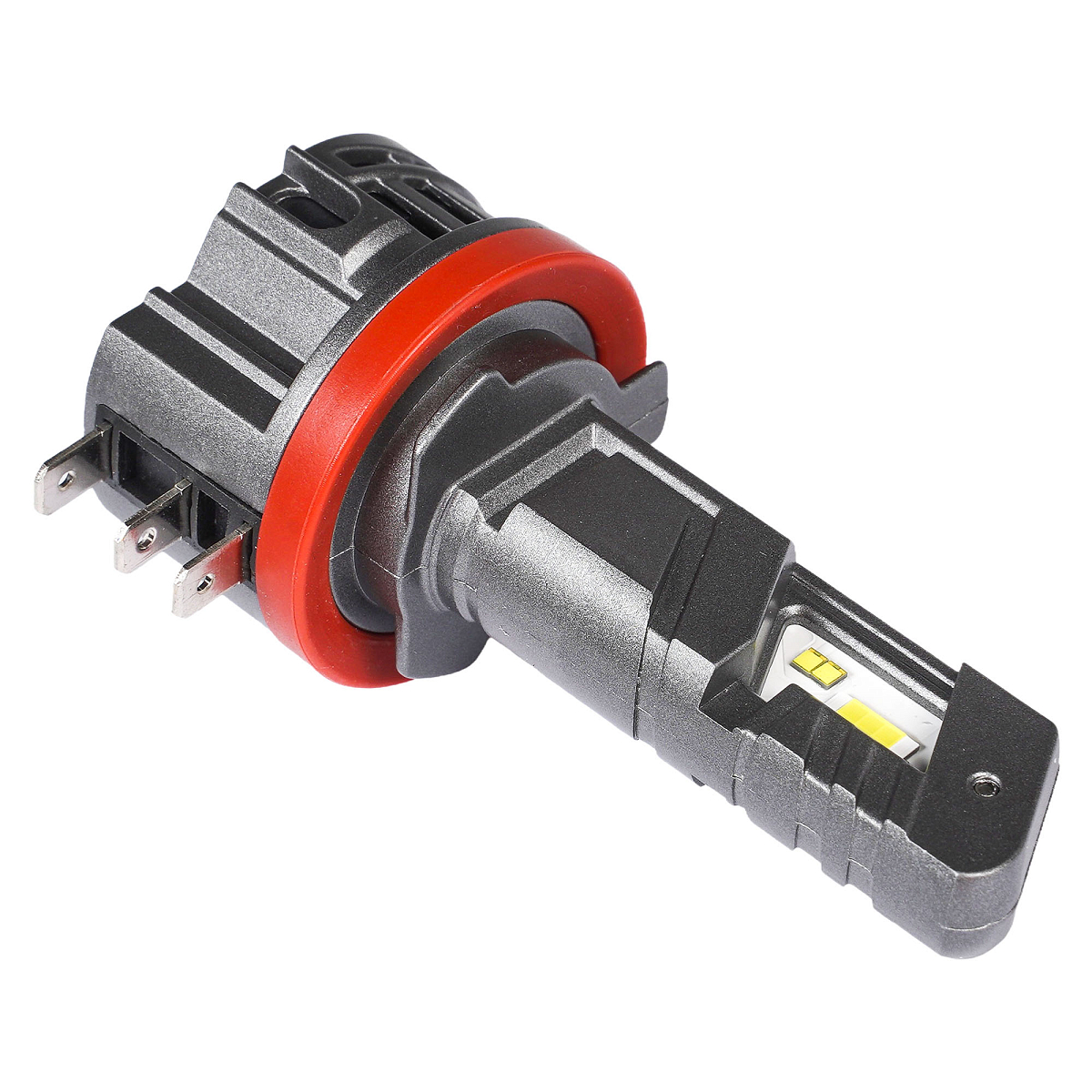 Лампа светодиодная H15 COMPACT, 23Вт, 4400Лм (2200Лм x 2), 6500К (Белый), 12В, комплект 2 шт.