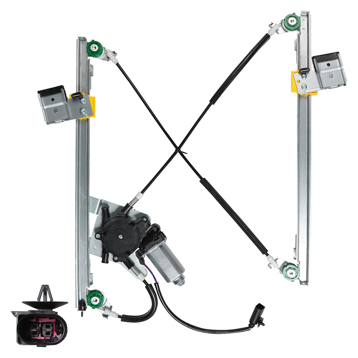 Стеклоподъёмник в сборе для а/м Ford Focus I (98-) электрический передний левый с мотором