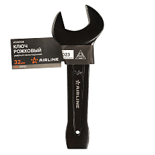 Ключ рожковый ударный односторонний 32мм, L=185-200мм