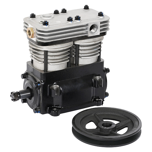 Компрессор воздушный для а/м МАЗ, УРАЛ (2 цилиндр.; шкив 172 мм. 320 л/мин) (аналог ПК-310) (LAC 1231)