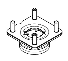 Опора амортизатора для автомобилей Mazda CX-7 (07-)/CX-9 (07-) (передняя без подшипника)