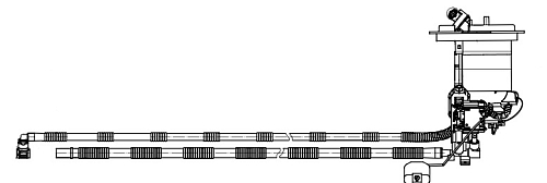 Модуль топливозаборника для автомобилей Mercedes-Benz С W204 (06-) 1.8i/GLK X204 (08-) 3.0i усиленный топливный насос