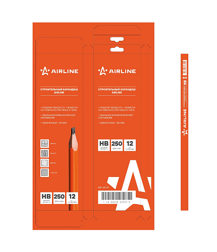 Карандаш строительный AIRLINE