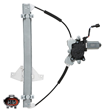 Стеклоподъёмник в сборе для а/м Hyundai Sonata (98-) электрический передний левый с мотором