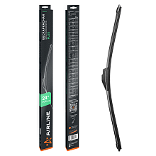 Щетка стеклоочистителя бескаркасная PLUS 600мм (24") 1 адаптер (Hook 9x3, 9x4 - Крючок 9x3, 9x4)