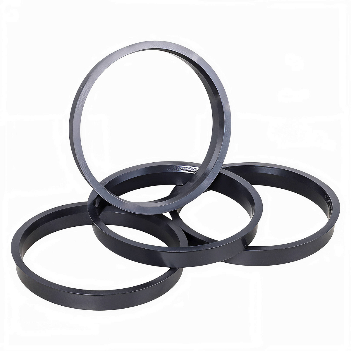 Кольцо центровочное для литого диска 72.6-67.1мм, комплект 4 шт., пластик