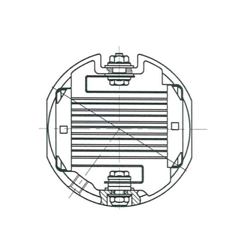 Подогреватель впускного воздуха для автомобилей ГАЗель Бизнес/Next (13-)/Валдай Cummins ISF2.8/ISF3.8 (круглый 12В)