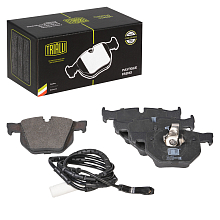 Колодки тормозные дисковые задние для автомобилей BMW 3 (E90/91/92/93) (05-) (в комплекте с датчиком)