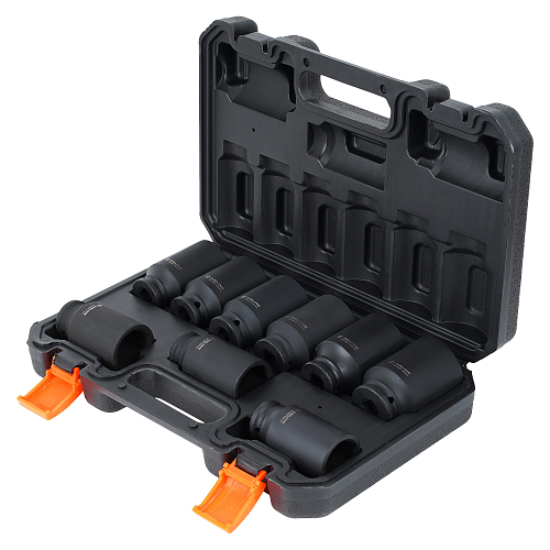 Набор головок ударных 1/2"DR L=78мм, 9пр. (29-38мм) пласт.кейс