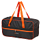 Сумка дорожная автомобильная, средняя (49*24*20 см), черн./оранж.
