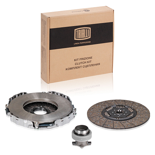 Комплект сцепления для автомобилей КамАЗ Euro-2 (дв. 740.51) (КПП 154) в сборе с муфтой