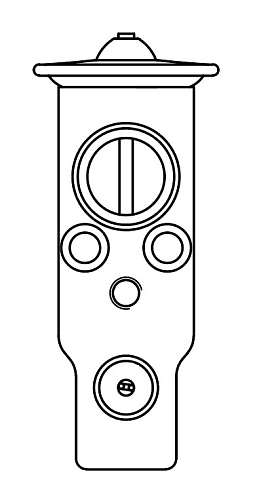 Клапан расширительный кондиционера (ТРВ) для автомобилей Tiida (04-)