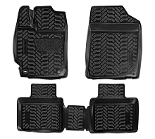 Ковры для Toyota Camry VII (XV50) (11-), 4 шт., (крепеж), выс. борт, 3D с подпятником, ТЭП, черн.
